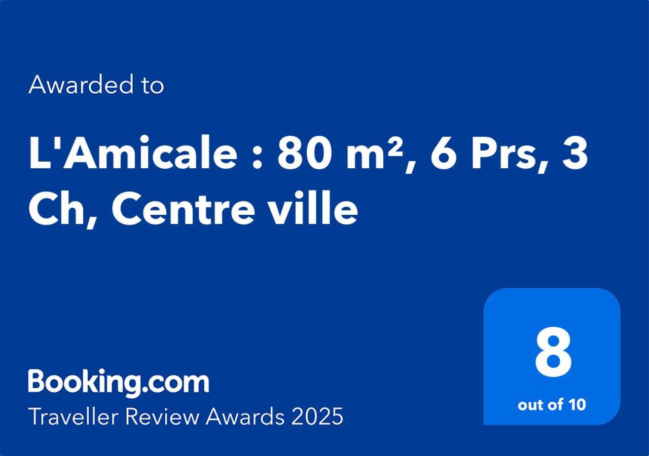 L'Amicale : 80 M², 6 Prs, 3 Ch, Centre Ville Dijon Buitenkant foto